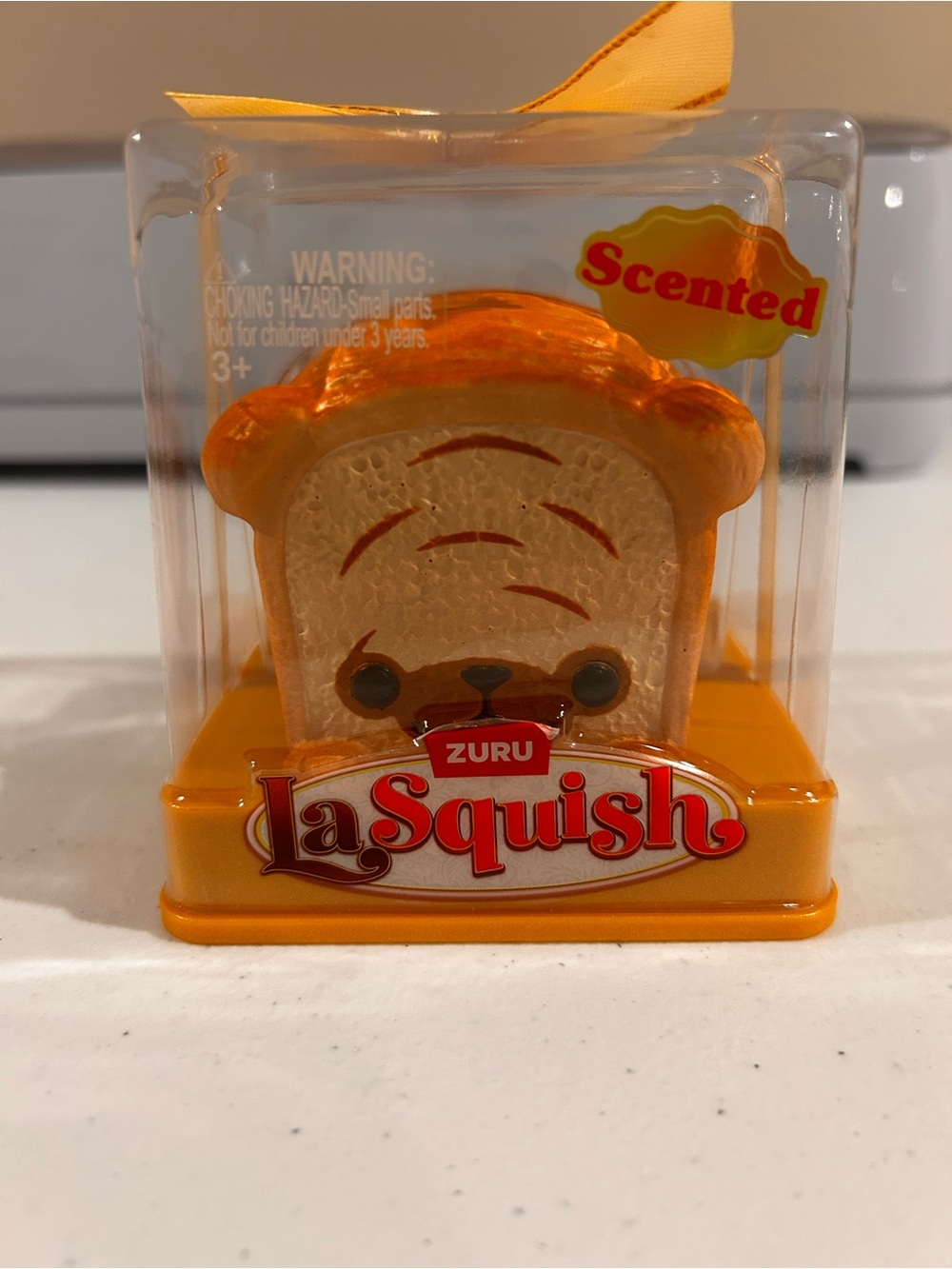 LaSquish Scented Orange Bear Toast Kids Toy
